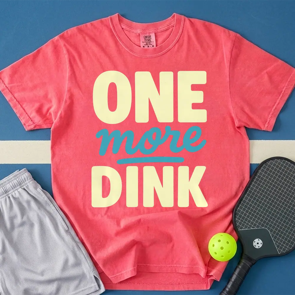 May include One More Dink T-Shirt in watermelon t-shirt with Comfort Colors Read More Books T-Shirt design