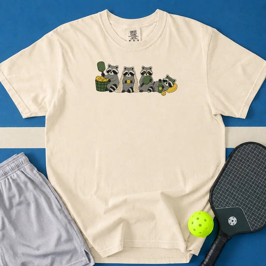 May include Cozy Player T-Shirt in ivory t-shirt with Cozy Player design