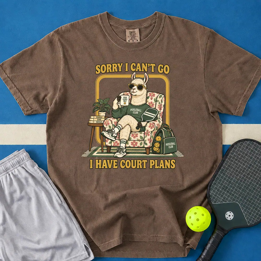 May include I Have Court Plans T-Shirt in espresso t-shirt with I Have Court Plans design