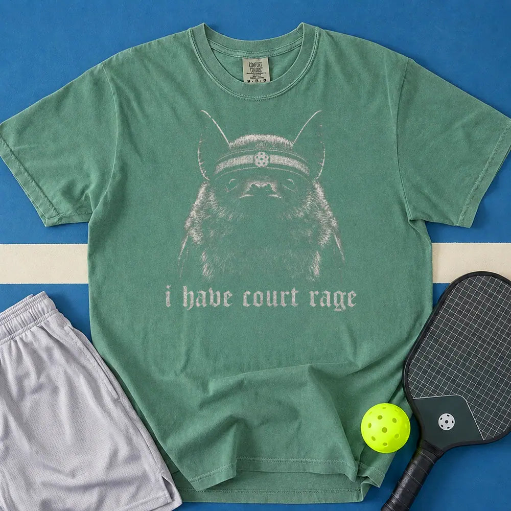May include I Have Court Rage T-Shirt in light green t-shirt with I Have Court Rage design