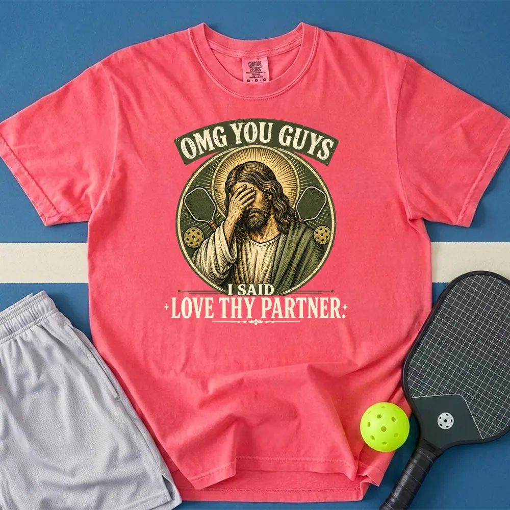 May include I Said Love Thy Partner T-Shirt in watermelon t-shirt with I Said Love Thy Partner design