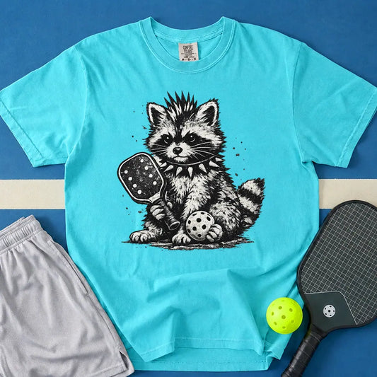 May include Punk Raccoon T-Shirt in lagoon t-shirt with Punk Raccoon design