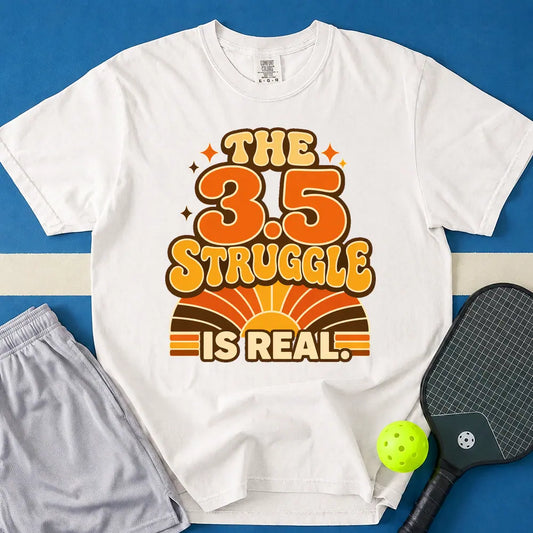 May include Stuck at 3.5 T-Shirt in white t-shirt with Stuck at 3.5 design