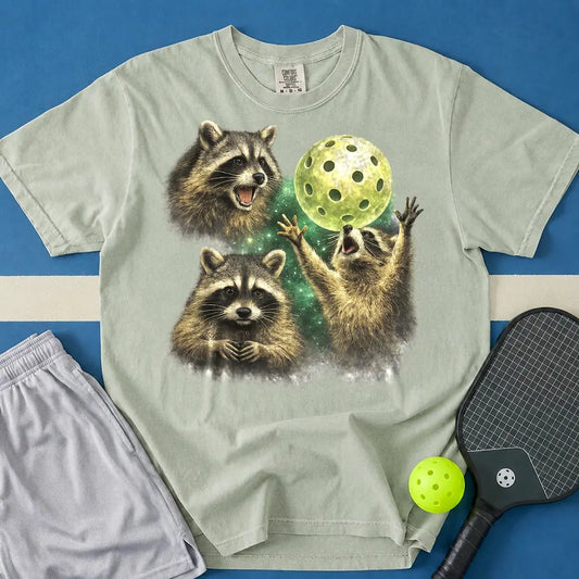 May include Raccoon Moon Vintage T-Shirt in bay t-shirt with Raccoon Moon Vintage design