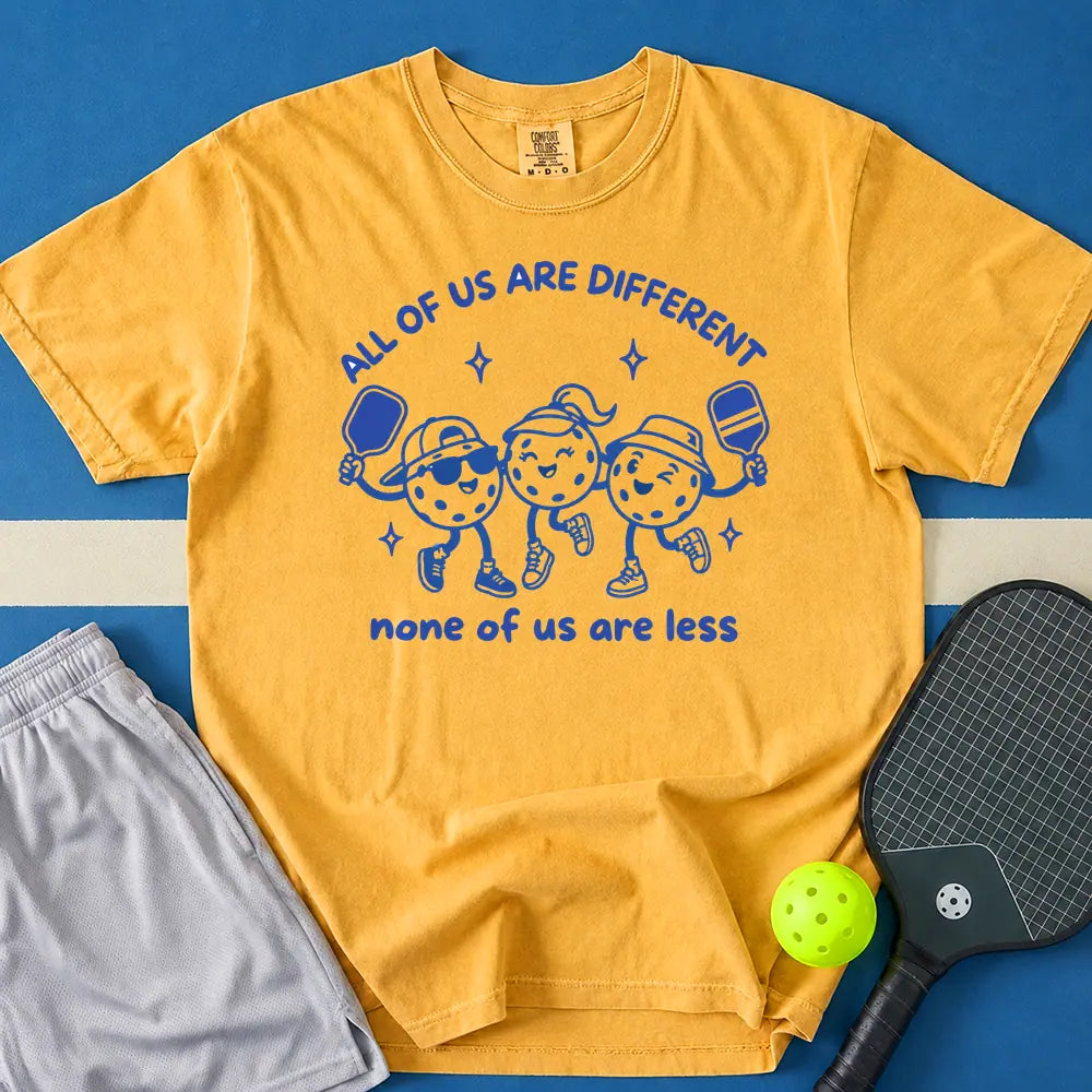 May include All Shots Are Different T-Shirt in mustard t-shirt with All Shots Are Different design