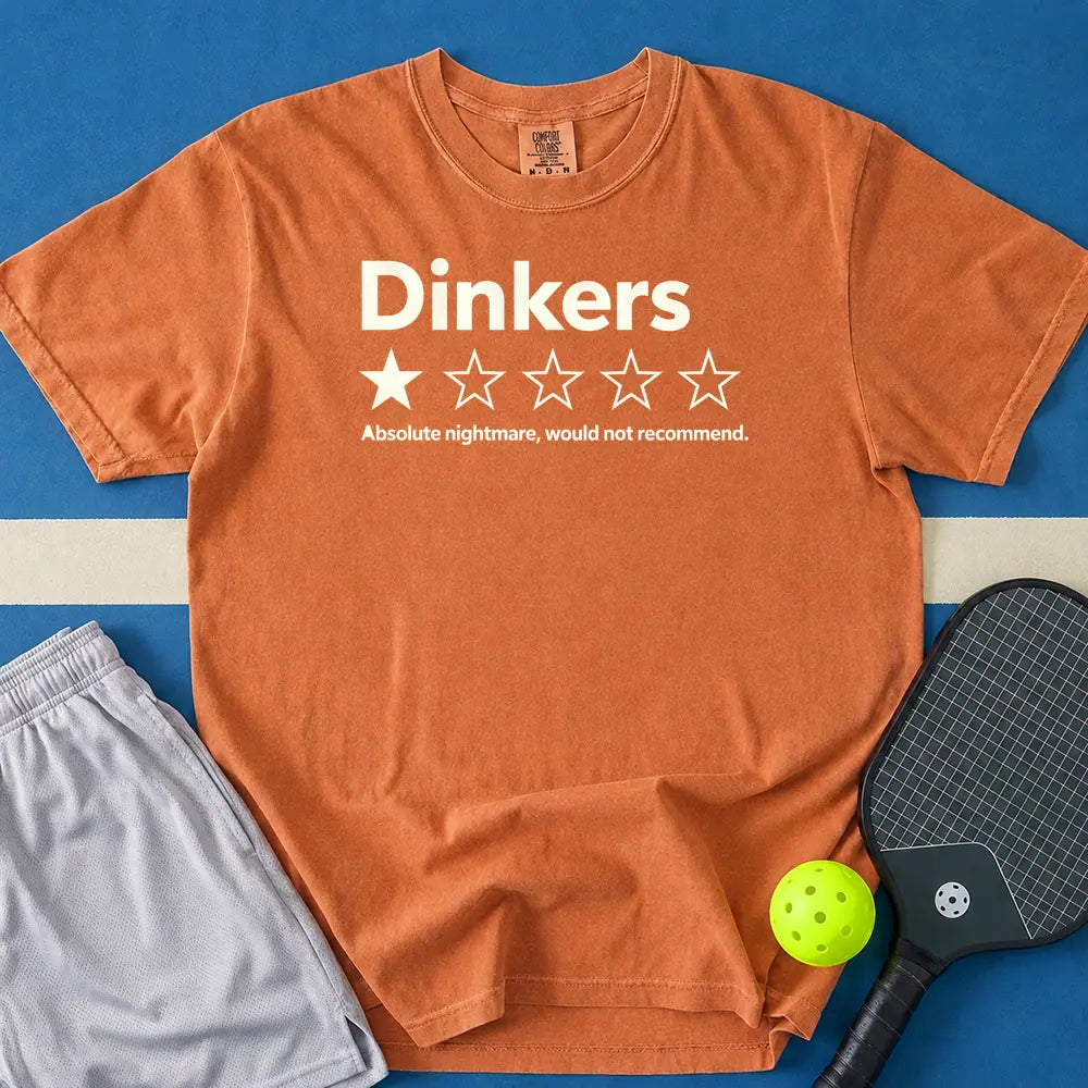 May include Dinkers I Would Not Recommend T-Shirt in yam t-shirt with Dinkers I Would Not Recommend design
