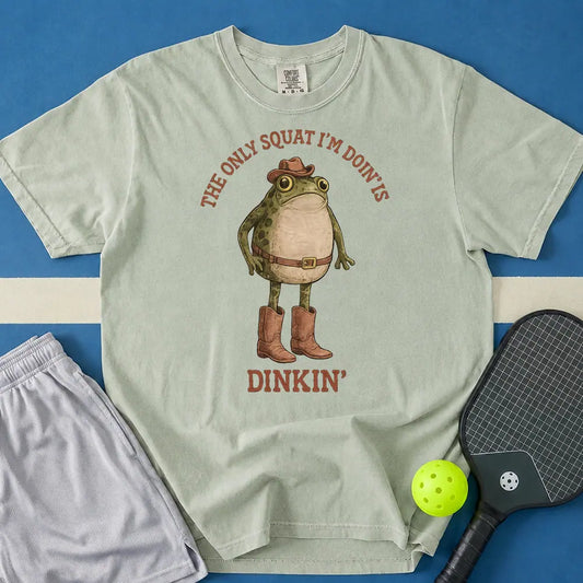 May include Dinkin' Squat T-Shirt in bay t-shirt with Dinkin' Squat design