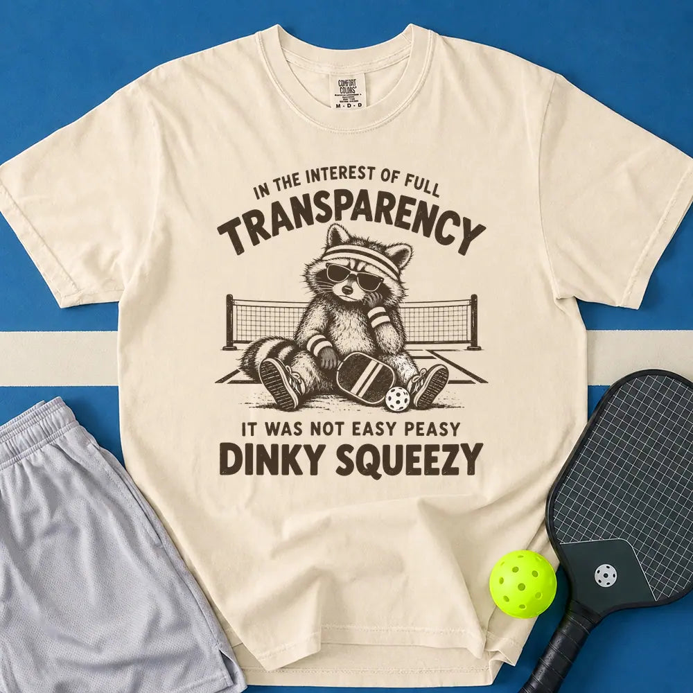 May include Dinky Squeezy T-Shirt in ivory t-shirt with Dinky Squeezy design