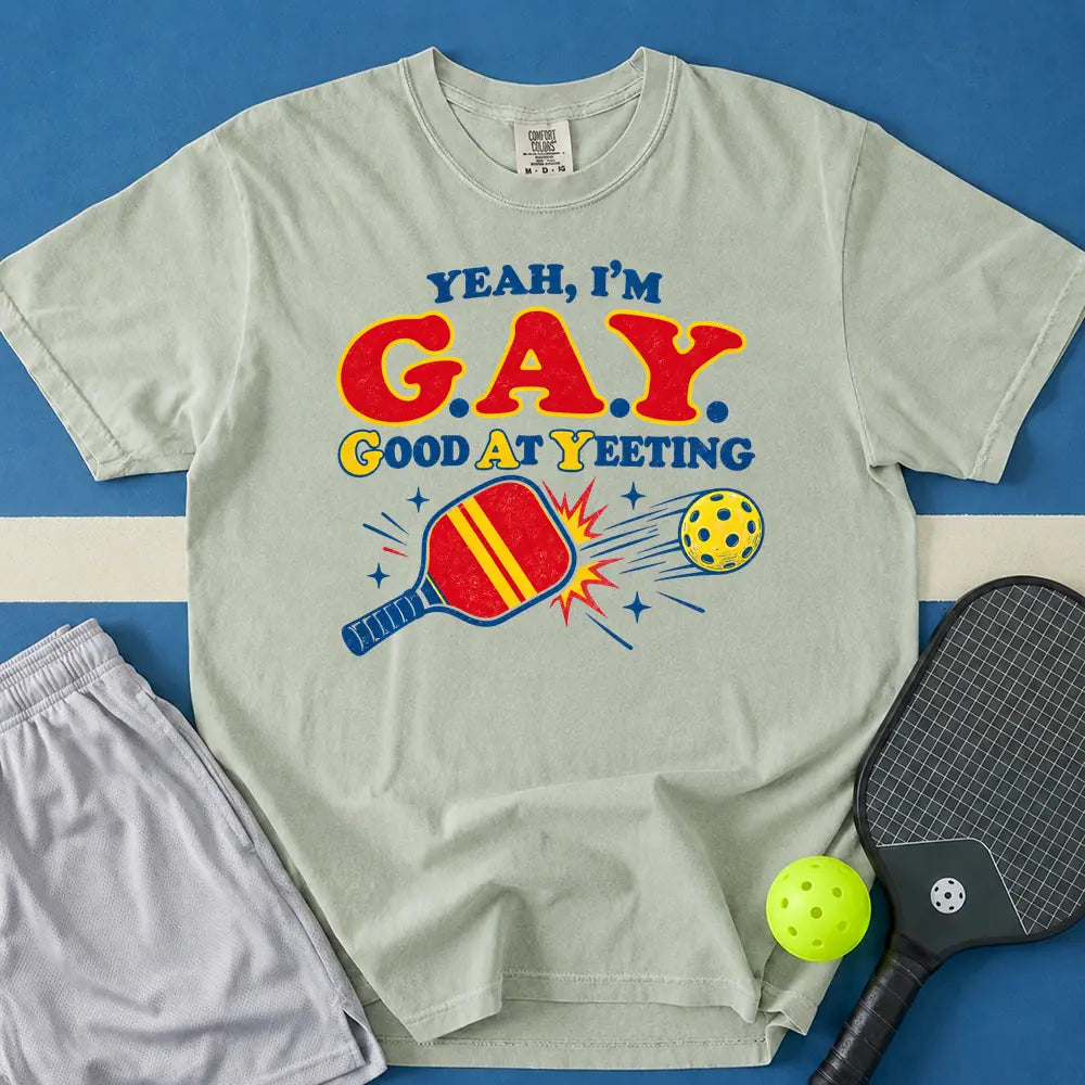 May include Good At Yeeting T-Shirt in bay t-shirt with Good At Yeeting design