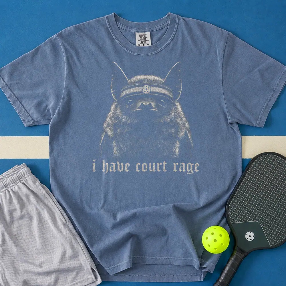 May include I Have Court Rage T-Shirt in blue jean t-shirt with I Have Court Rage design