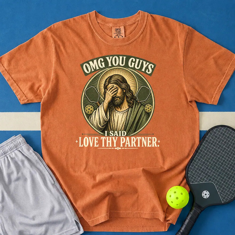 May include I Said Love Thy Partner T-Shirt in yam t-shirt with I Said Love Thy Partner design