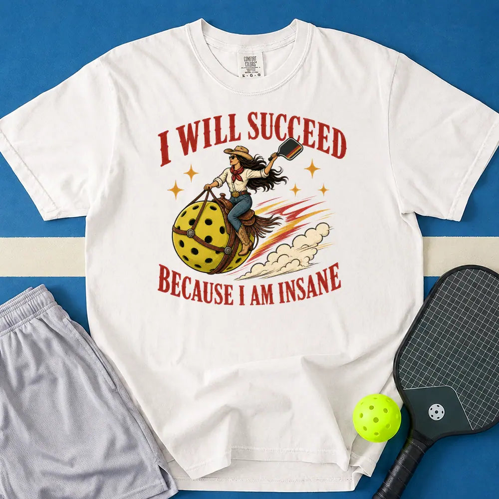 May include I will Succeed T-Shirt in white t-shirt with I will Succeed design