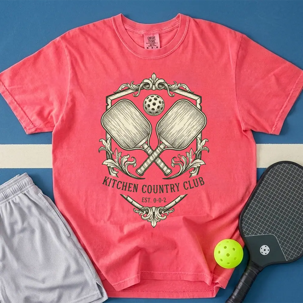 May include Kitchen Country Club T-Shirt in watermelon t-shirt with Kitchen Country Club design