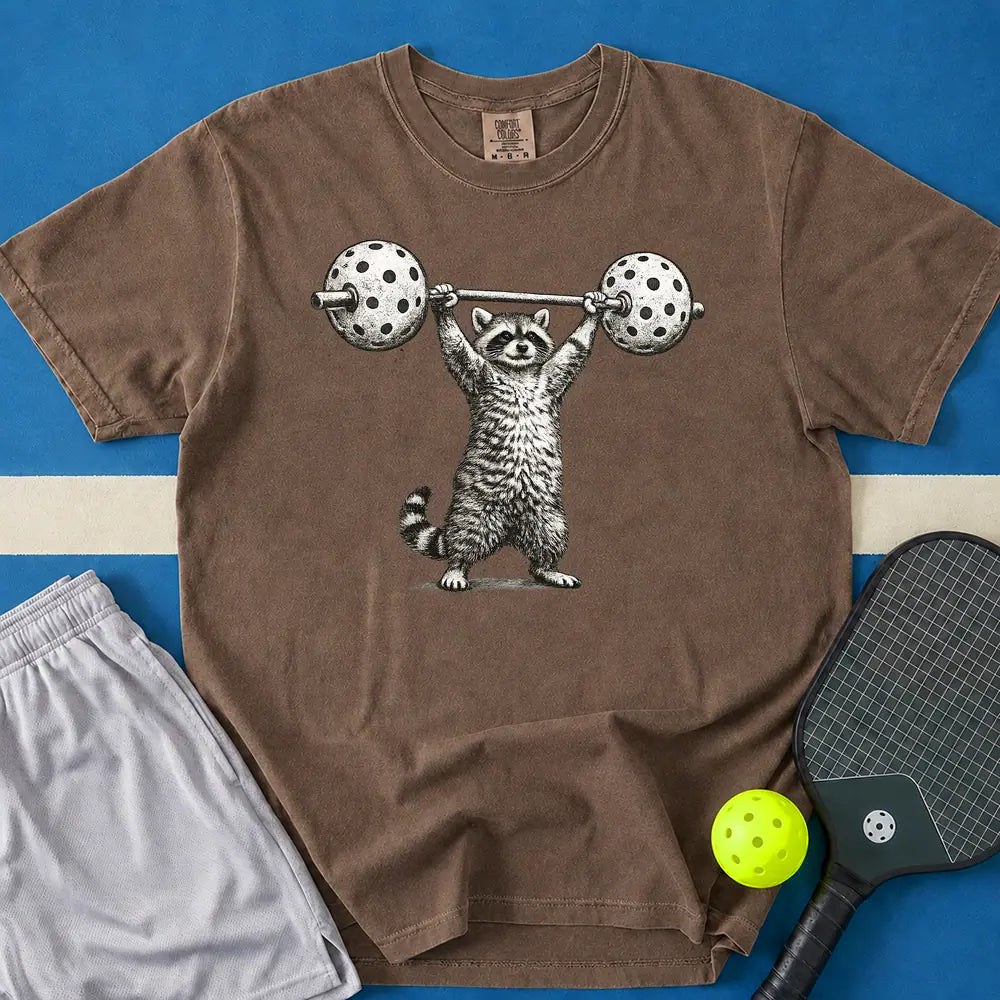 May include Lifting Balls T-Shirt in espresso t-shirt with Lifting Balls design