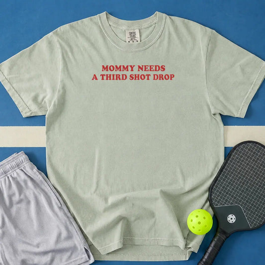 May include Mommy Needs A Third Shot Drop T-shirt in bay t-shirt with Mommy Nees A Third Shot Drop design