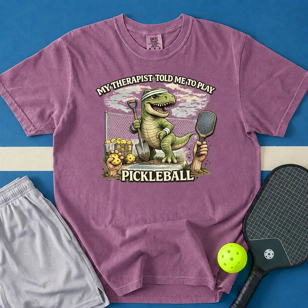 May include My Therapist Told Me T-Shirt in berry t-shirt with My Therapist Told Me design