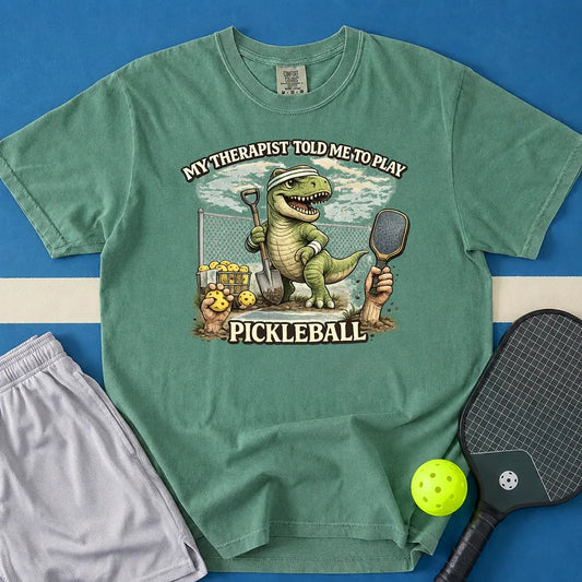 May include My Therapist Told Me T-Shirt in light green t-shirt with My Therapist Told Me design