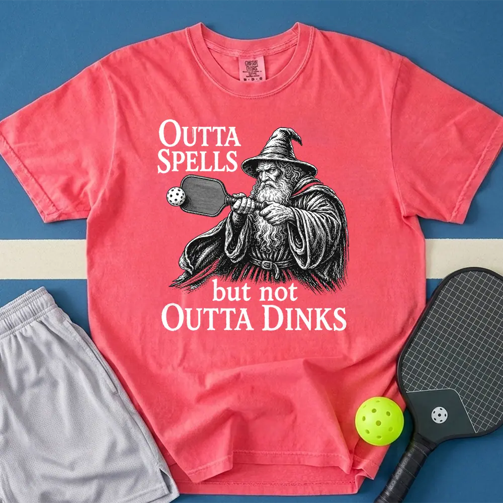 May include Outta Spells But Not Outta Dinks T-Shirt in watermelon t-shirt with Outta Spells But Not Outta Dinks design