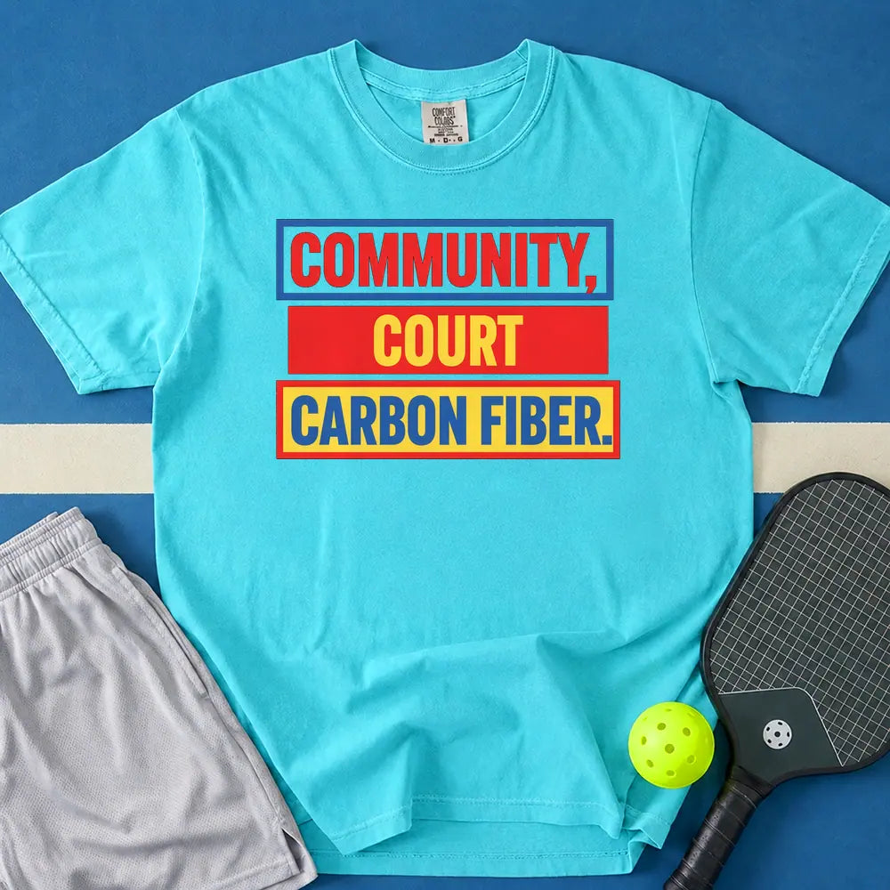 May include Paddle Swap Community T-Shirt in lagoon t-shirt with Paddle Swap Community design