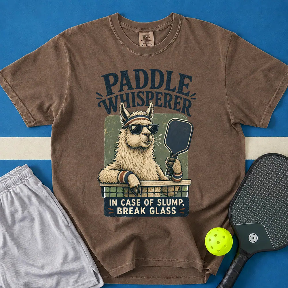 May include Paddle Whisperer T-Shirt in espresso t-shirt with Paddle Whisperer design
