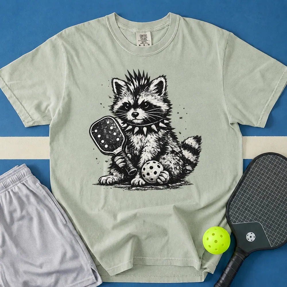 May include Punk Raccoon T-Shirt in bay t-shirt with Punk Raccoon design