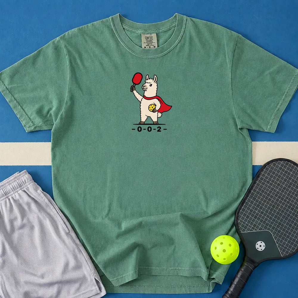 May include Super Llama T-Shirt in light green t-shirt with Super Llama design