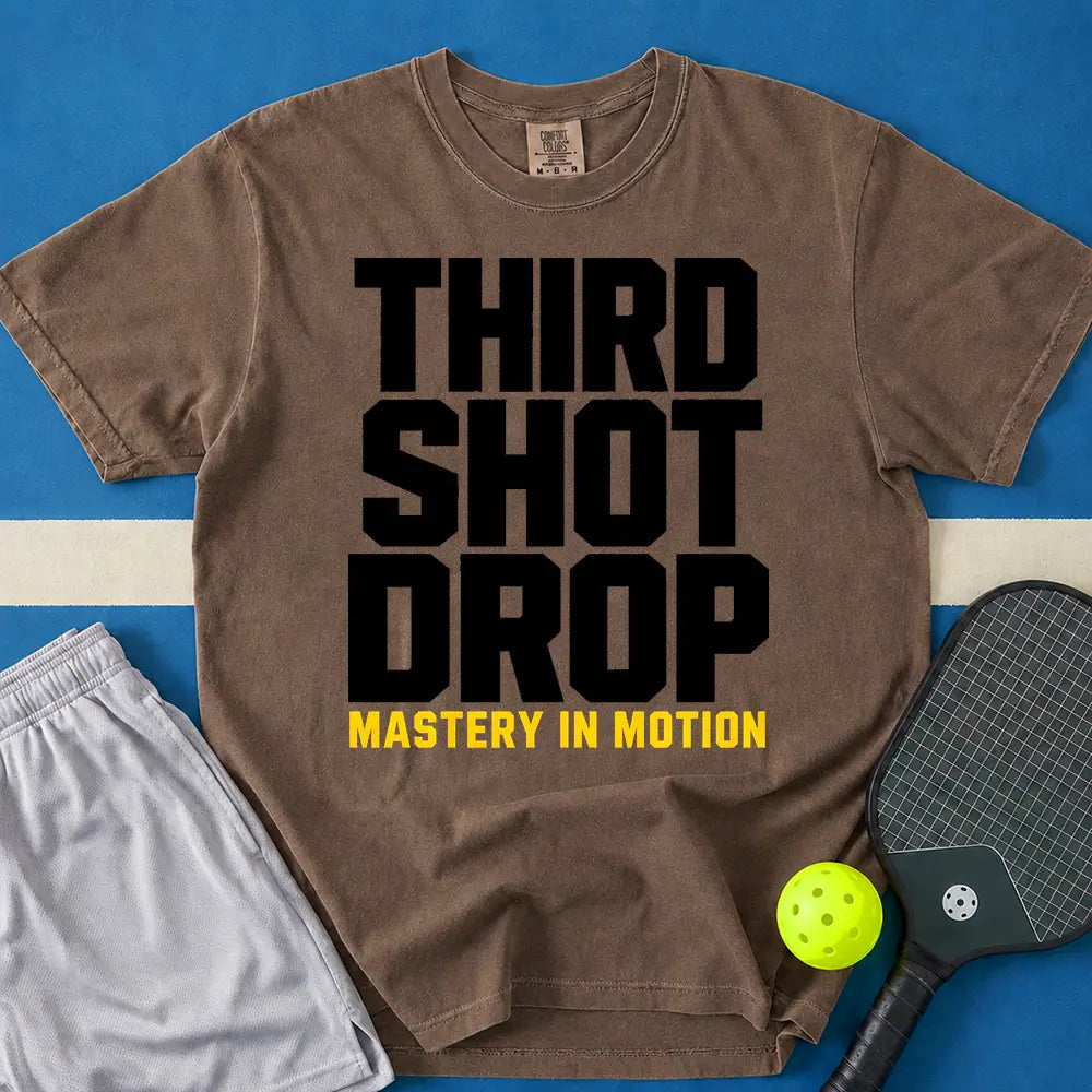 May include Third Shot Drop Master T-Shirt in espresso t-shirt with Third Shot Drop Master design