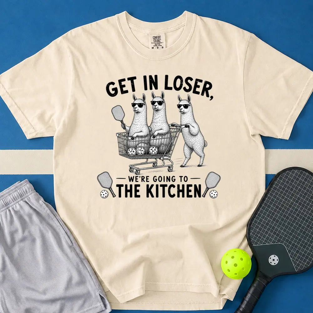 May include We're Going The Kitchen T-Shirt in ivory t-shirt with We're Going The Kitchen design
