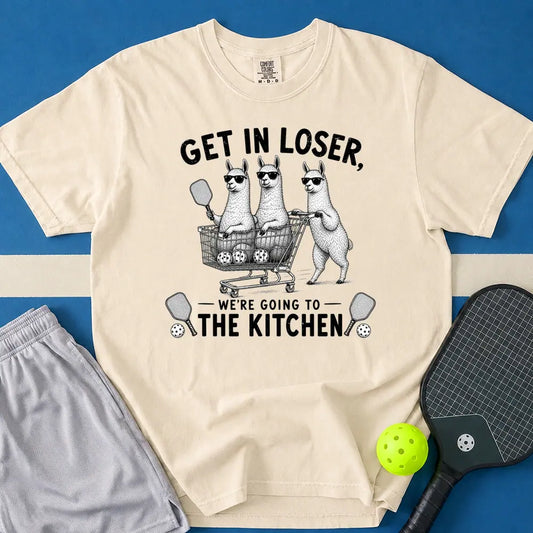May include We're Going The Kitchen T-Shirt in ivory t-shirt with We're Going The Kitchen design